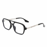 Cramilo Eyewear Sunglasses Clear Candorae - Retro Square Brow-Bar Fashion Aviator Style Vintage Sunglasses