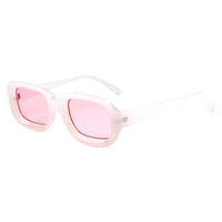 Cramilo Eyewear Sunglasses Clear ERII | Women Retro Vintage Square Sunglasses