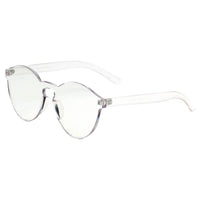 Cramilo Eyewear Sunglasses Clear FARGO | Hipster Translucent Unisex Monochromatic Candy Colorful Lenses Sunglasses