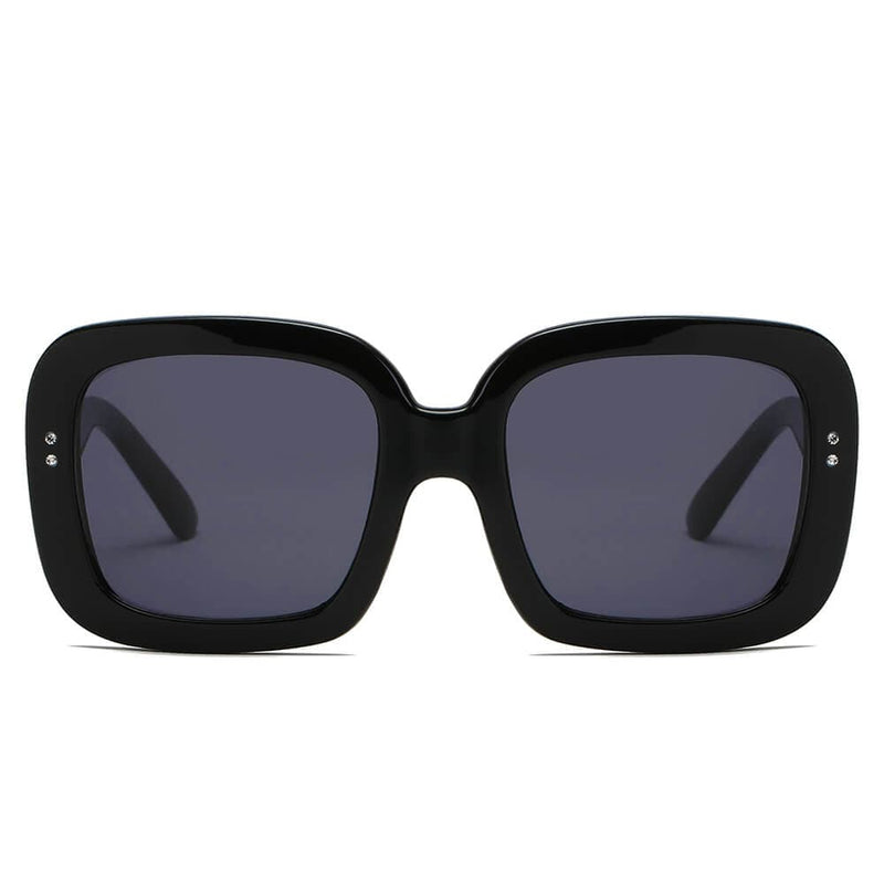 Cramilo Eyewear Sunglasses CLEMSON | Women Retro Trendy Vintage Bold Square Oversize Sunglasses