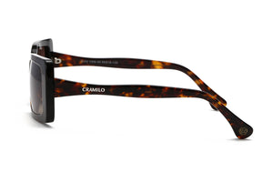 Cramilo Eyewear Sunglasses DAYTON | Unique Futuristic Unisex Postmodern Rectangle Square Sunglasses