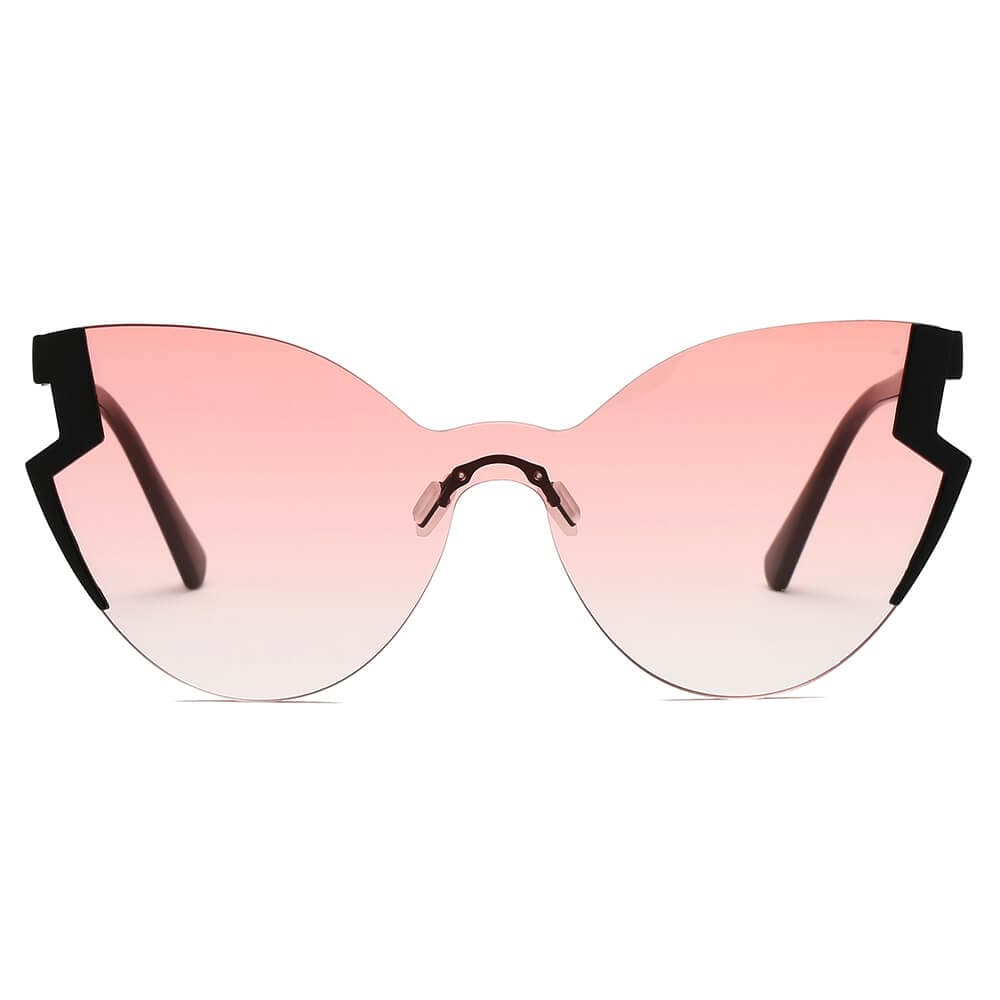 Cramilo Eyewear Sunglasses DECATUR | Women Fashion Oversize Cat Eye Sunglasses