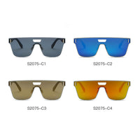 Cramilo Eyewear Sunglasses DEVON | Unisex Retro Square Mirrored Sunglasses