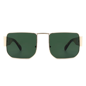 Cramilo Eyewear Sunglasses Diamonde - Square Retro Flat Top Tinted Vintage Fashion Sunglasses