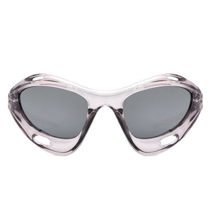 Cramilo Eyewear Sunglasses Dotrijan - Geometric Wrap Around Chunky Square Sport Sunglasses