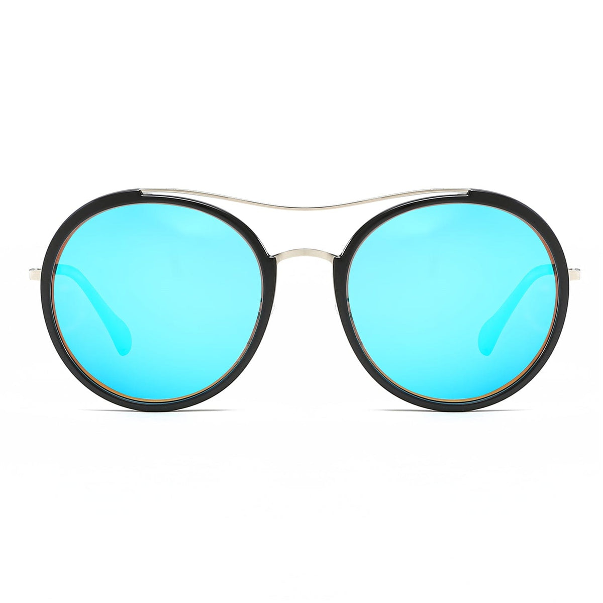 Cramilo Eyewear Sunglasses EMPORIA | Retro Polarized Lens Circle Round Sunglasses