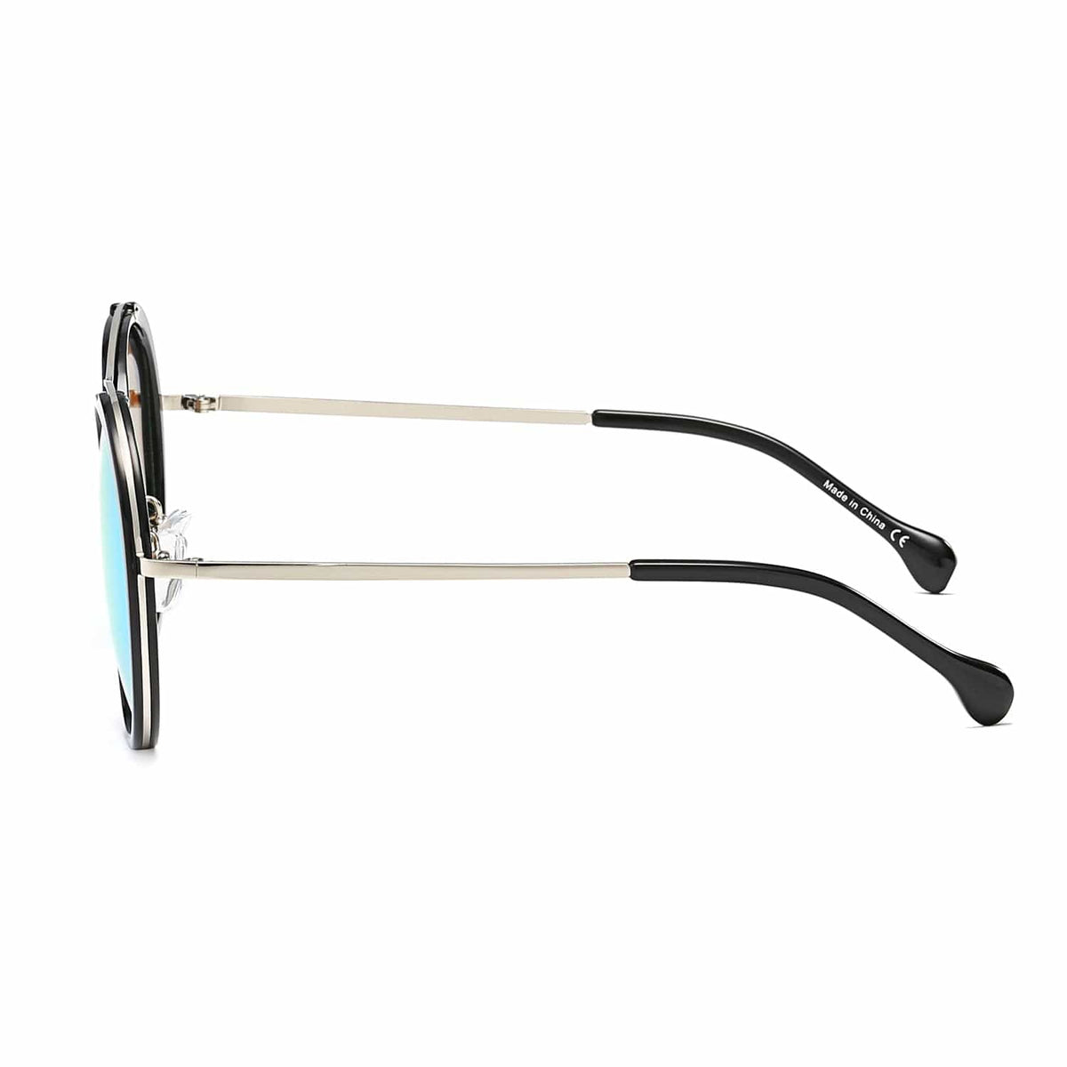 Cramilo Eyewear Sunglasses EMPORIA | Retro Polarized Lens Circle Round Sunglasses