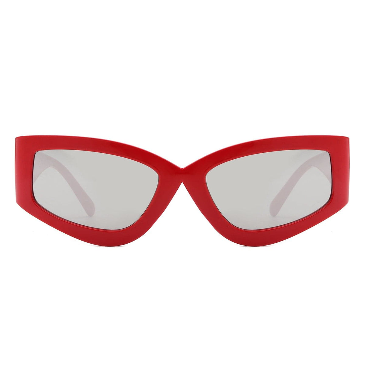 Cramilo Eyewear Sunglasses Eonix - Rectangle Geometric Tinted Chunky Square Sunglasses