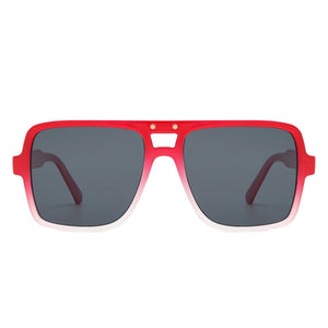 Cramilo Eyewear Sunglasses Eris - Flat Top Retro Square Vintage Inspired Aviator Sunglasses