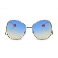 Cramilo Eyewear Sunglasses Eugene - Women's Trendy Oversized Pantone Lens Sunglasses