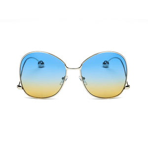 Cramilo Eyewear Sunglasses Eugene - Women's Trendy Oversized Pantone Lens Sunglasses