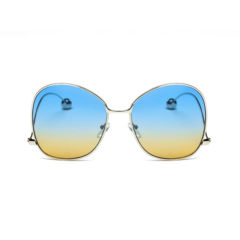 Cramilo Eyewear Sunglasses Eugene - Women's Trendy Oversized Pantone Lens Sunglasses