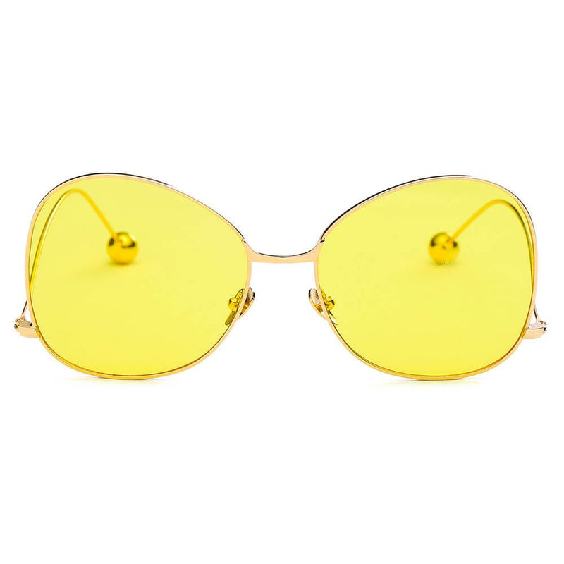 Cramilo Eyewear Sunglasses Eugene - Women's Trendy Oversized Pantone Lens Sunglasses