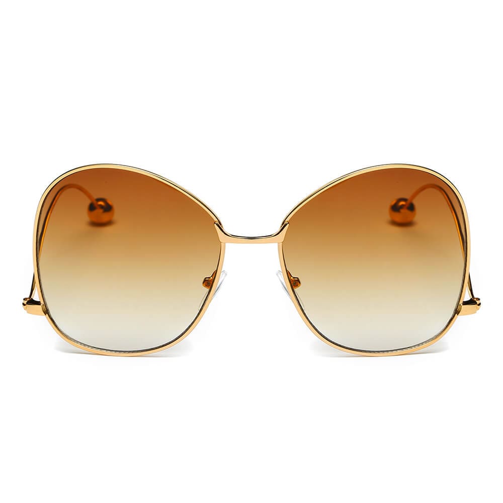 Cramilo Eyewear Sunglasses Eugene - Women's Trendy Oversized Pantone Lens Sunglasses