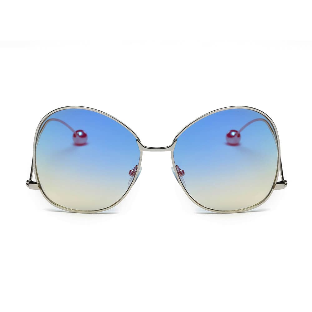 Cramilo Eyewear Sunglasses Eugene - Women's Trendy Oversized Pantone Lens Sunglasses