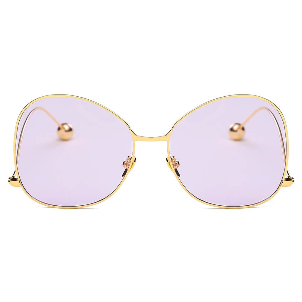 Cramilo Eyewear Sunglasses Eugene - Women's Trendy Oversized Pantone Lens Sunglasses