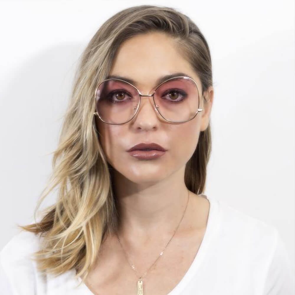 Cramilo Eyewear Sunglasses Eugene - Women's Trendy Oversized Pantone Lens Sunglasses
