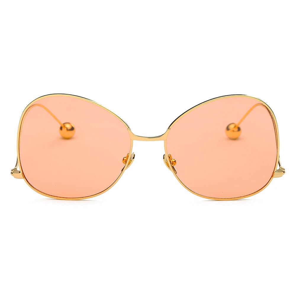 Cramilo Eyewear Sunglasses Eugene - Women's Trendy Oversized Pantone Lens Sunglasses