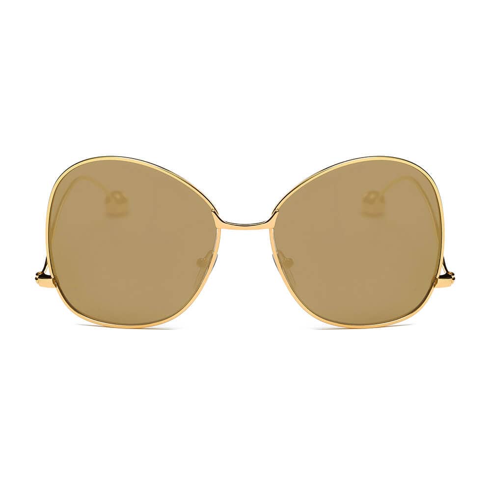 Cramilo Eyewear Sunglasses Eugene - Women's Trendy Oversized Pantone Lens Sunglasses