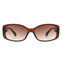 Cramilo Eyewear Sunglasses Fantasie - Rectangular Narrow Retro Tinted Fashion Square Sunglasses