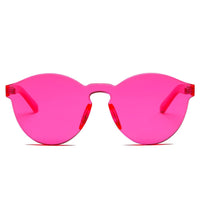 Cramilo Eyewear Sunglasses FARGO | Hipster Translucent Unisex Monochromatic Candy Colorful Lenses Sunglasses