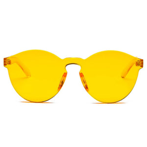 Cramilo Eyewear Sunglasses FARGO | Hipster Translucent Unisex Monochromatic Candy Colorful Lenses Sunglasses