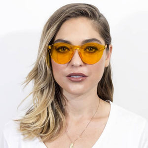 Cramilo Eyewear Sunglasses FARGO | Hipster Translucent Unisex Monochromatic Candy Colorful Lenses Sunglasses