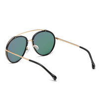 Cramilo Eyewear Sunglasses FARMINDALE | Polarized Circle Round Brow-Bar Fashion Sunglasses