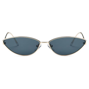 Cramilo Eyewear Sunglasses FLINT | Small True Retro Vintage Slim Metal Sunglasses