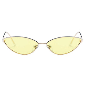 Cramilo Eyewear Sunglasses FLINT | Small True Retro Vintage Slim Metal Sunglasses