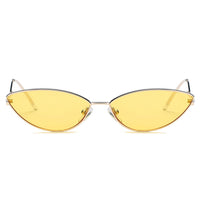 Cramilo Eyewear Sunglasses FLINT | Small True Retro Vintage Slim Metal Sunglasses