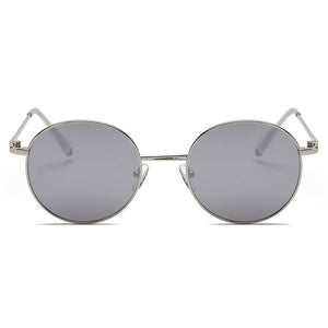 Cramilo Eyewear Sunglasses GENEVA | Retro Vintage Metal Round Oval Circle Sunglasses