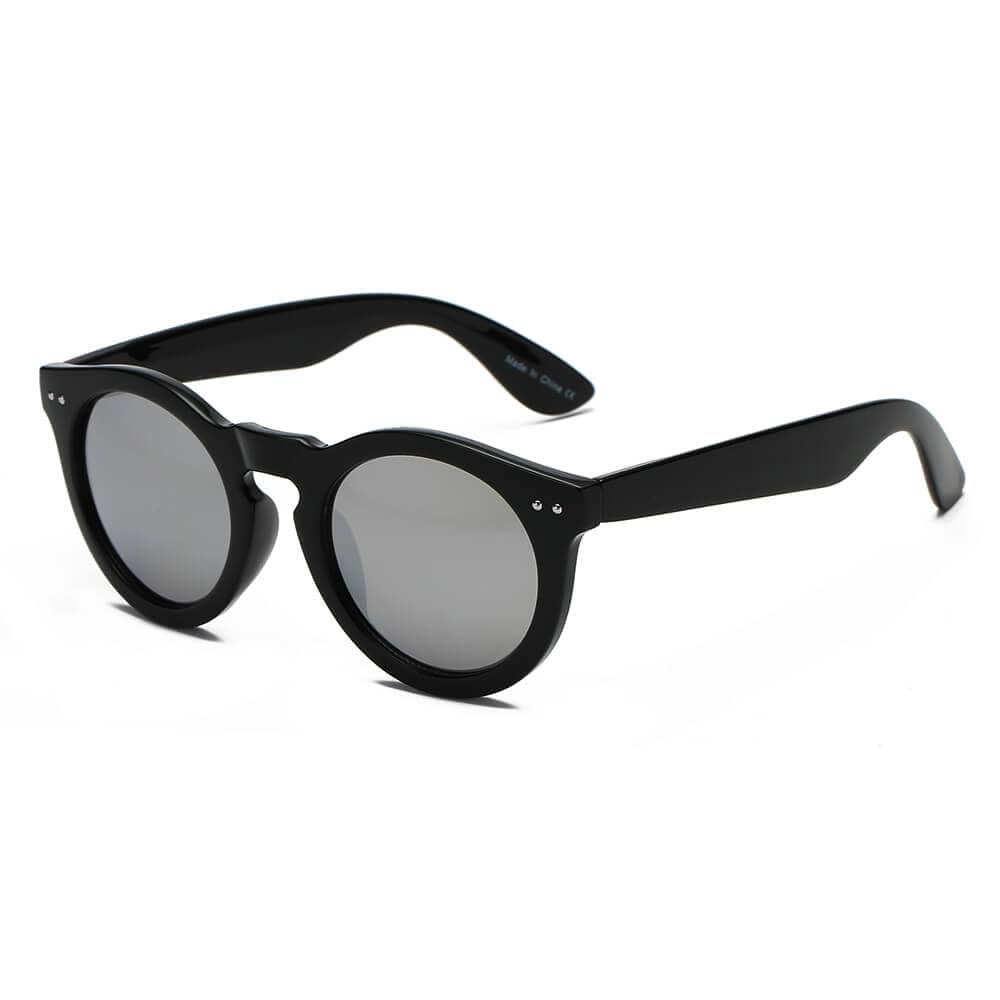 Cramilo Eyewear Sunglasses Gray Bala - Retro Round Fashion Circle Sunglasses
