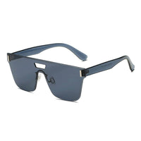 Cramilo Eyewear Sunglasses Gray DEVON | Unisex Retro Square Mirrored Sunglasses