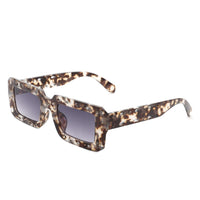 Cramilo Eyewear Sunglasses Gray Tortoiseshell Undynite - Rectangle Irregular Frame Retro Fashion Square Sunglasses