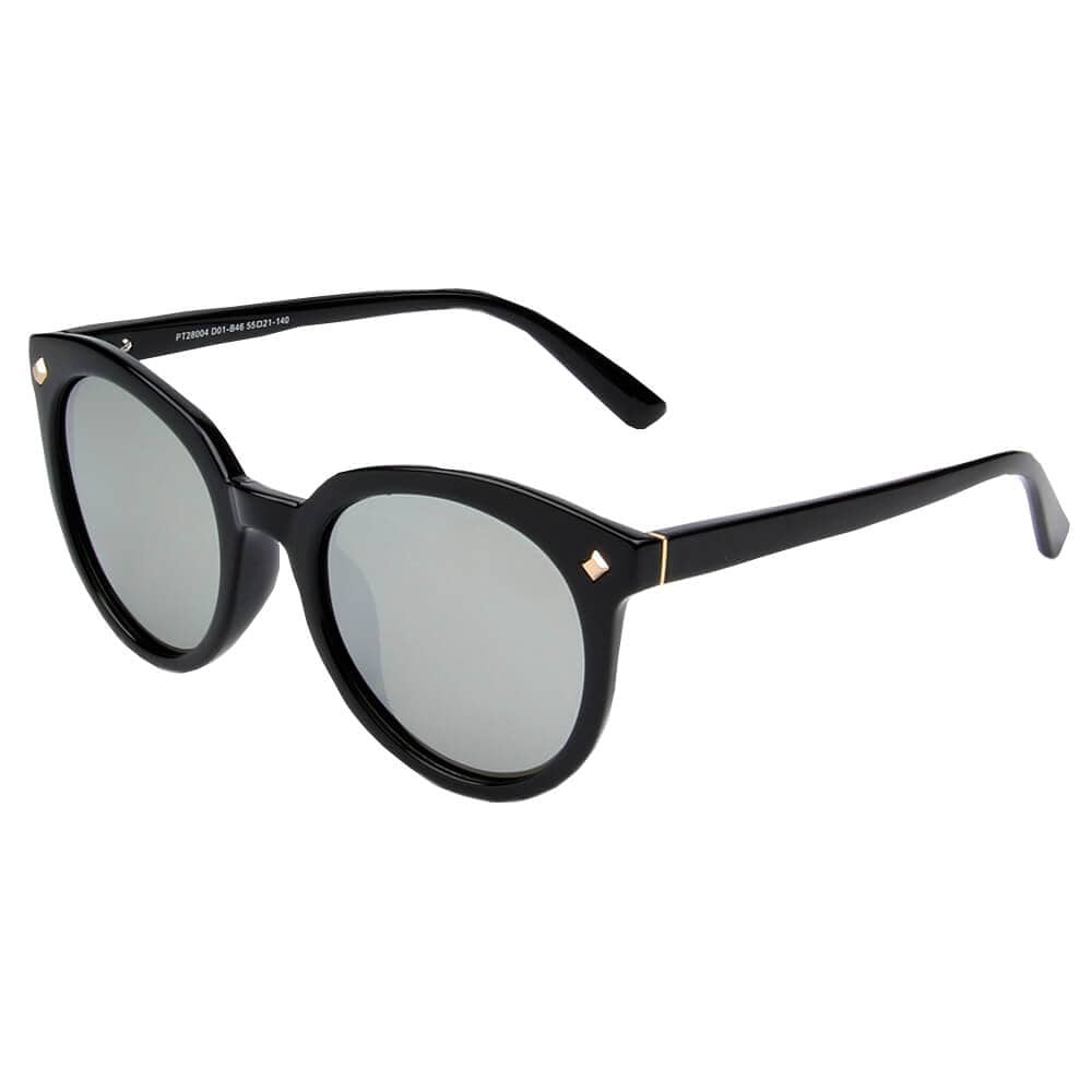 Cramilo Eyewear Sunglasses Grey Asti - Women Round Polarized Fashion Sunglasses