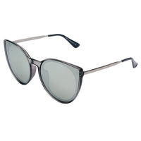 Cramilo Eyewear Sunglasses Grey Prato - Women Round Cat Eye Polarized Sunglasses