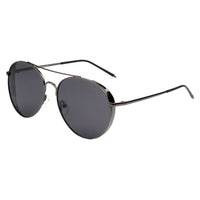 Cramilo Eyewear Sunglasses Gunmetal Baza - Classic Polarized Mirrored Aviator Sunglasses