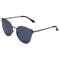 Cramilo Eyewear Sunglasses Gunmetal Ecija - Women Round Cat Eye Fashion Sunglasses