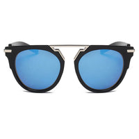 Cramilo Eyewear Sunglasses HANOVER | Unisex Fashion Brow-Bar Round Sunglasses