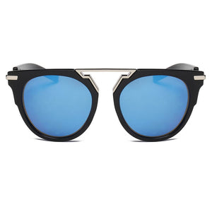 Cramilo Eyewear Sunglasses HANOVER | Unisex Fashion Brow-Bar Round Sunglasses