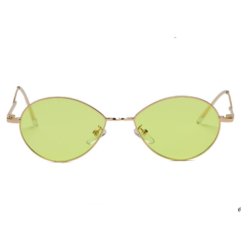 Cramilo Eyewear Sunglasses HICKORY | Small Retro Vintage Metal Round Sunglasses