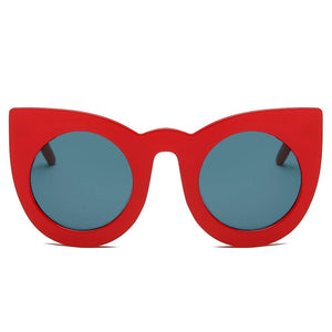 Cramilo Eyewear Sunglasses Hinton | Women Round Cat Eye Oversize Sunglasses