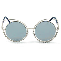 Cramilo Eyewear Sunglasses Holland - Pearl-Studded Cut-Out Cat Eye Princess Sunglasses