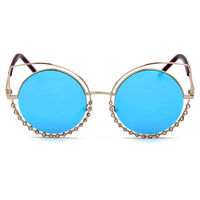 Cramilo Eyewear Sunglasses Holland - Pearl-Studded Cut-Out Cat Eye Princess Sunglasses