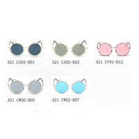 Cramilo Eyewear Sunglasses Holland - Pearl-Studded Cut-Out Cat Eye Princess Sunglasses