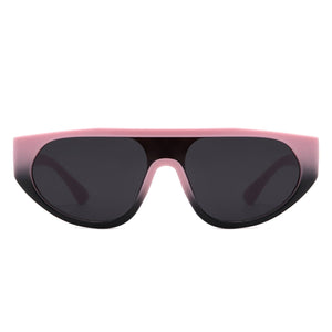 Cramilo Eyewear Sunglasses Isolde - Round Flat Top Retro Fashion Sunglasses