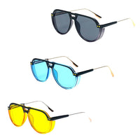 Cramilo Eyewear Sunglasses KRAKOW | Modern Round Carrera Style Aviator Fashion Sunglasses