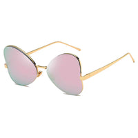 Cramilo Eyewear Sunglasses Lavender LINDSAY | Women Oversized Rounded Butterfly Fashion Sunglasses