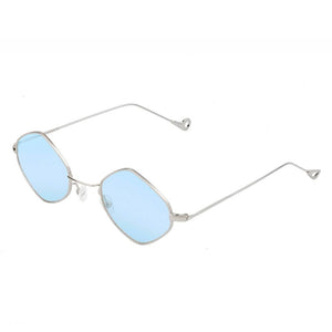 Cramilo Eyewear Sunglasses Light Blue BARRINGTON | Slim Diamond Shape Fashion Sunglasses